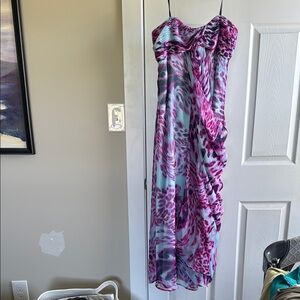 Laundry by Shelli Segal Pink and Purple Dress